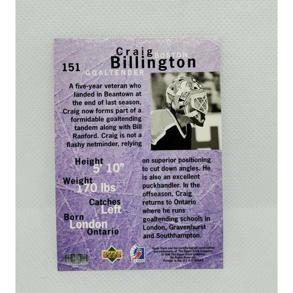 Lot Of 5 Be A Player Upper Deck Vintage Boston Hockey Collectible Trading Cards - Picture 10 of 12